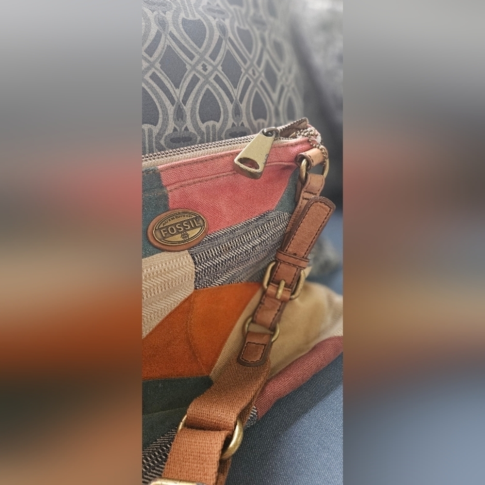🌟 Women's Colorful Fossil Patchwork Boho Crossbody Bag🌟 - Picture 6 of 6